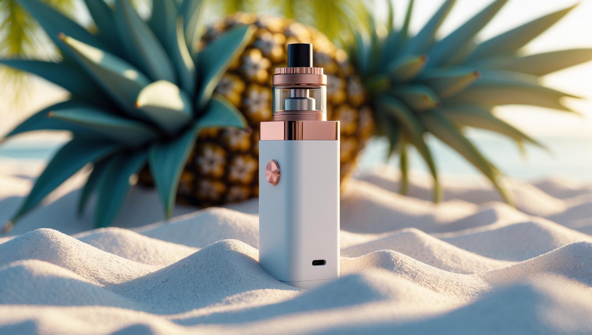 E-Zigarette im Sand am Strand | Elf Bar Vape

